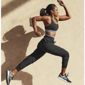 Athleta Attitude Pant Black High Rise Jogger Workout Yoga Gym Travel